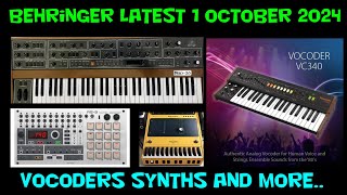 Latest Behringer News 1 October 2024 [upl. by Benedix]