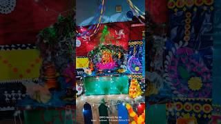 navratri pandal decorations ideasnavratri craft ideas diy mata youtubeartist shortsfeed art [upl. by Ledah]