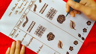 Learn Easy Alternative Henna Methods With Thouseen  Easy Henna Drawing Techniques For Beginners [upl. by Assirral]