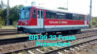 Sonderfahrt mit VT 772 quotFerkeltaxequot des Teichland Express in Calau 720p [upl. by Valida615]