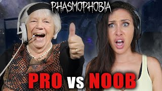 Pro Gamer Oma zeigt mir wie man RICHTIG spielt Phasmophobia Senioren Zocken [upl. by Oswell684]