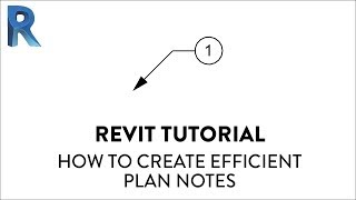 Revit Tutorial  How To Create Efficient Plan Notes [upl. by Tewell]