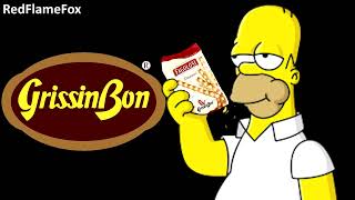 Homer Simpson canta GRISSINBON AI Cover [upl. by Lennahc]