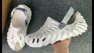 CROCS POLLEX CLOG BY SALEHE BEMBURY SPACKLE ALMOST WHITE [upl. by Stanfield]