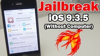 How to Jailbreak iOS 935 Without a Computer Using Phoenix on iPhone iPod touch amp iPad 32bit [upl. by Alamak]