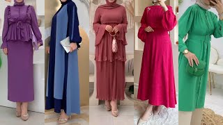 موضةربيع وصيف محجبات2023🌟موديلات وتنسيقات العيد والربيع مختلفةقمة الاناقة 💥hijab outfitshijab style [upl. by Maloy]