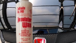 Collinite No 845 Application Best Liquid Insulator Wax cardetailing autodetailing carwax [upl. by Binnie331]