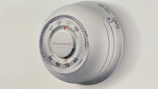 How to install Honeywell Thermostat How to change Thermostat CT87N NonProgramable Thermostat [upl. by Avehs]