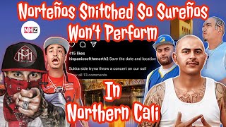 Nortenos Shut Down Atwater Show By SNITCHING new youtube hiphop viral [upl. by Dante873]