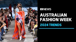 Australian Fashion Week 2024 Top trends and highlights  ABC News [upl. by Hamon]