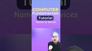 Names of Input Output Devices viral shorts computer basicsofcomputer picscomputerhub [upl. by Steffi]