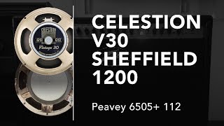 Sheffield 6505 VS Celestion Vintage 30  Peavey 6505112 [upl. by Leira593]