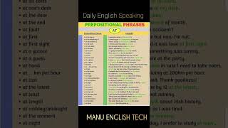 Prepositional phrases preposition English speaking online youtube short video englishlanguage Short [upl. by Eytteb]