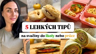 SVAČINY NA KAŽDÝ DEN DO ŠKOLY NEBO PRÁCE 🥯backtoschool [upl. by Nnairak975]