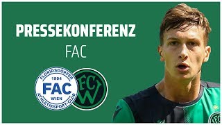 FC Wacker Innsbruck  Pressekonferenz vs FAC [upl. by Nnylram]