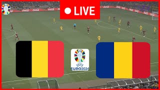 🔴Belgien gegen Rumänien  EURO 2024  LiveSpiel heute Gruppe E [upl. by Farwell616]