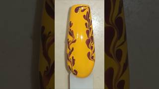 Easy yellow colour nail art designs ✨💅nailart2024 nailartdesigns youtubeshorts shorts [upl. by Wilson]