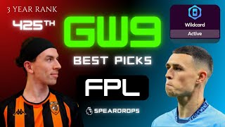 FPL GW 9 The Definitive Guide [upl. by Rizzo]