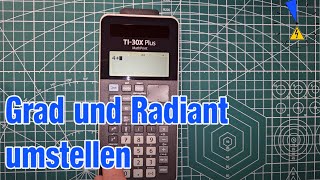 Grad und Rad umstellen TI 30X Plus [upl. by Rad]