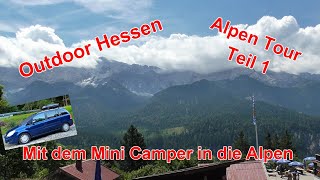 Mit dem Mini Camper in die Alpen Teil 1 Kochel am See Walchensee und der Sylvensteinspeicher 82 [upl. by Eduam]