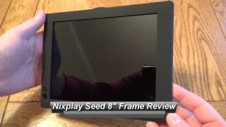 Nixplay Seed 8 inch WiFi Digital Photo Frame Review [upl. by Marie-Ann]