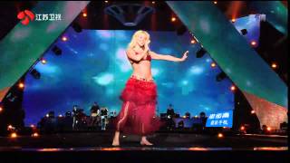 Shakira Ojos Asi China New Years Eve Jiangsu HDTV 720p 1 [upl. by Obed]