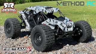 Arrma Fireteam 6s BLX Bash Method RC Belted Tires [upl. by Fillbert]