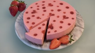 Muttertagskuchen no bake cake mit Erdbeeren glutenfrei [upl. by Attaymik]