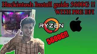 AMD RYZEN 5600G HACKINTOSH INSTALL GUIDE BANGLA  WITH FREE EFI [upl. by Jorgenson]