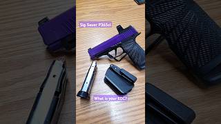 Custom Sig p365xl purple cerakote and gsg backplate pewlife edc concealer pewpew [upl. by Romy918]