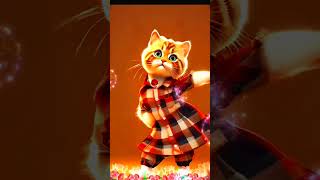 Cute Cat dance 😺  cat dance trending shortvideo short catlover [upl. by Eitac]