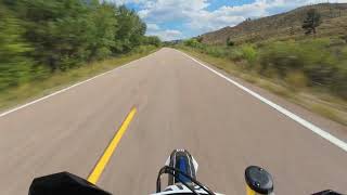 Husqvarna 701 Supermoto  Colorado Mountain Roads Between CoSprings and Denver 🤙 [upl. by Mosra]