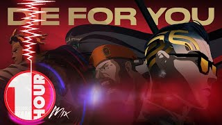 1 HOUR  Die For You ft Grabbitz  Official Music Video  VALORANT Champions 2021 [upl. by Wolenik]