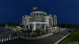 New Talegaon Dabhade Municipal Council Building  earthscape architects amp consultants [upl. by Adina]