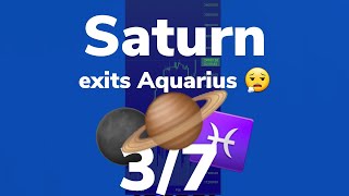 Bitcoin Astrology Predictions 🔮💹 Saturn Exits Aquarius ♒ Mar 7th [upl. by Ellenehc]