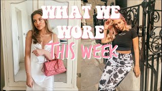 WHAT WE WORE THIS WEEK TO FASHION COLLEGE FILMING ampTAKING INSTA PICS [upl. by Wanonah164]