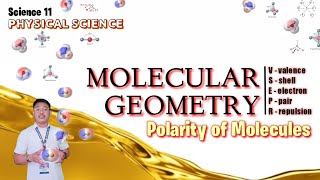 POLARITY OF MOLECULES  Part II  MOLECULAR GEOMETRY  VSEPR THEORY  Physical Science [upl. by Nnaael579]