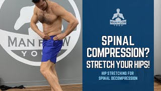 At Home Spinal Decompression Secret  Stretch Your Hips Instead [upl. by Yatnuhs309]