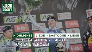 Liège Bastogne Liège 2022  Stage summary [upl. by Robison]