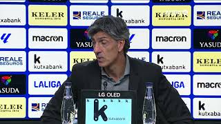 Rueda de prensa Real Sociedad vs Real Betis [upl. by Sitnerp]