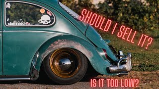 The negative side of having a slammed VW Beetle [upl. by Graniela]