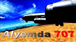 Desliz impensable  Vuelo del 707 de Alyemda Reconsrucción [upl. by Ecnarretal]