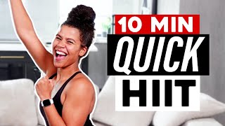 10 Min HIIT Cardio Workout to Burn Fat [upl. by Rahman523]