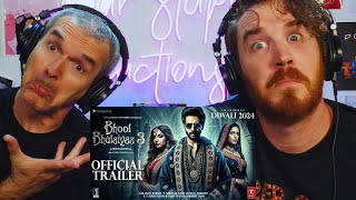 Bhool Bhulaiyaa 3 Teaser Kartik Aaryan Vidya Balan Triptii Dimri REACTION [upl. by Hilel]