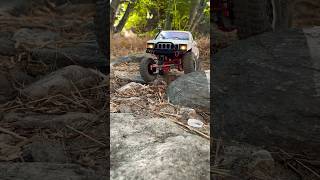 Wpl c241 rc Toyota Hilux 116 scale crawler rock crawling [upl. by Brandea]