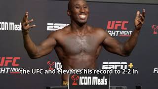 News Update  Tresean Gores Stunning 83Second Submission at UFC Fight Night 247 [upl. by Creedon]