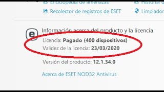 LICENCIA nod32 FEBRERO 2021 A 2024 [upl. by Eibob]