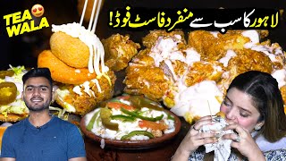 Lahores Special TEA WALA Fast Food Point  Best Fast Food  Street Food  Discover Pakistan [upl. by Norabel]