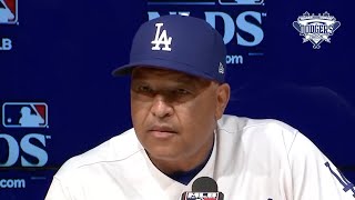 Dave Roberts Shocked by Dodgers NLDS Game 1 Loss LAs Pitching Plan Moving Forward amp More [upl. by Antsirhc21]