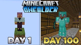 50 Days Of Minecraft One Block 121 [upl. by Ielerol]